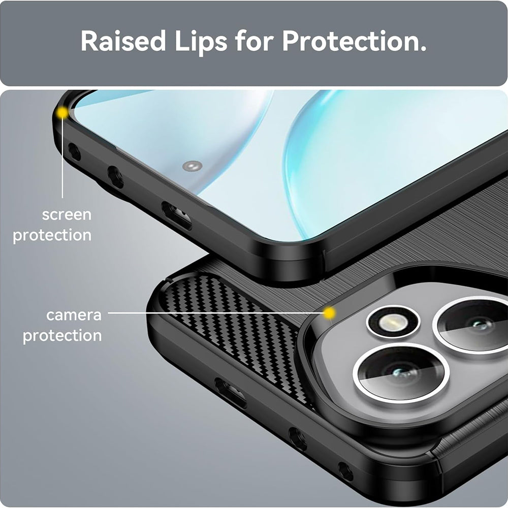 Techsuit - Carbon Silicone - Honor 400 - Blue