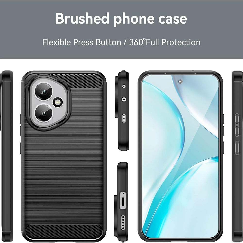 Techsuit - Carbon Silicone - Honor 400 - Blue