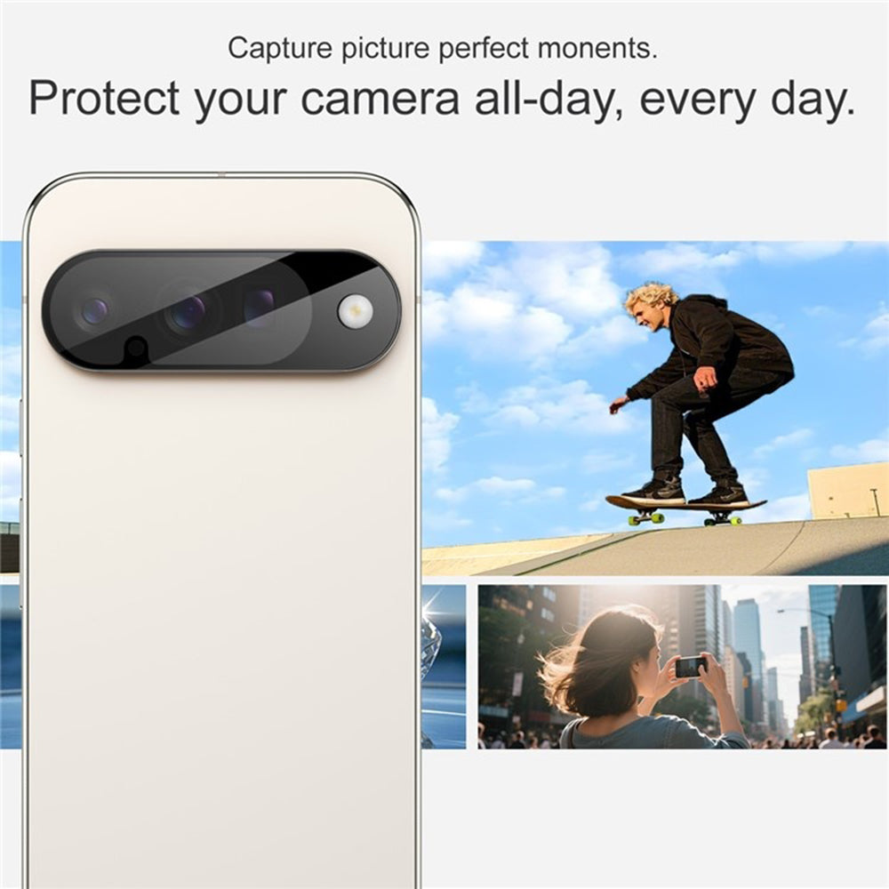 Techsuit - Full Camera Glass - Google Pixel 10 - Black