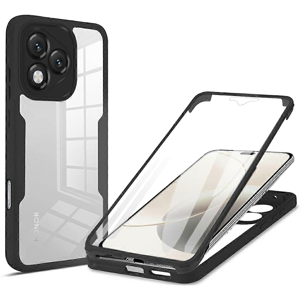 Techsuit - ColorVerse 360 Series + Screen Protector - Honor 400 Lite - Black