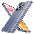 Techsuit - Shockproof Clear Silicone - Honor 400 Pro - Smoke Black