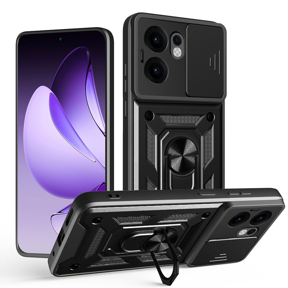 Techsuit - CamShield Series - Oppo Reno13 F 4G / Reno13 F 5G / Reno13 FS 5G - Black