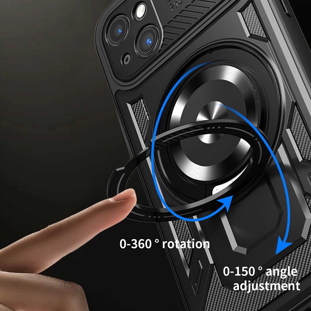 TechSuit Husa de protectie Techsuit RuggedCam compatibil cu iPhone 15, Gri – imagine 6