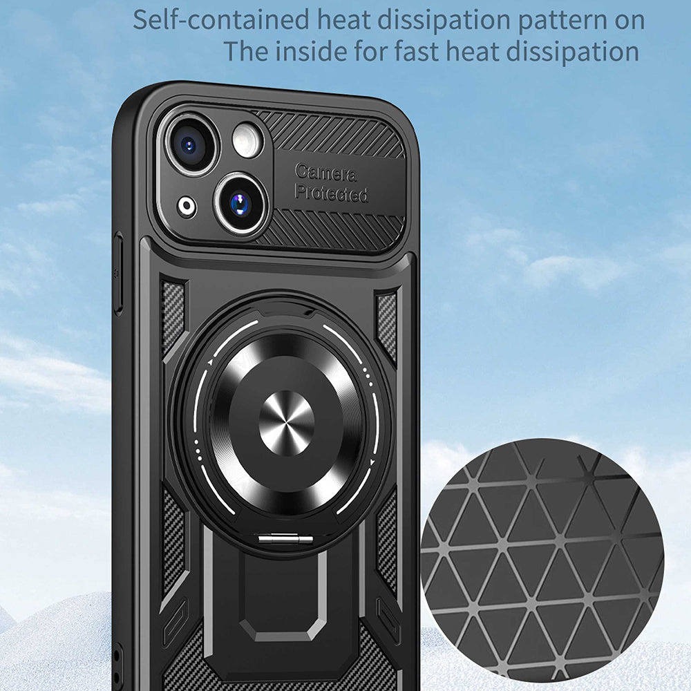 TechSuit Husa de protectie Techsuit RuggedCam compatibil cu iPhone 15, Gri – imagine 4