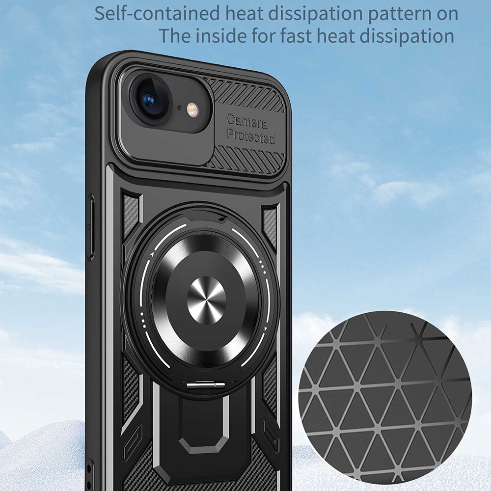 Techsuit - RuggedCam - iPhone 16e / iPhone 17e - Black
