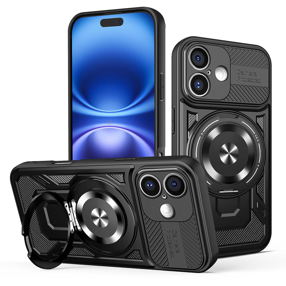 Techsuit - RuggedCam - iPhone 16 Plus - Black