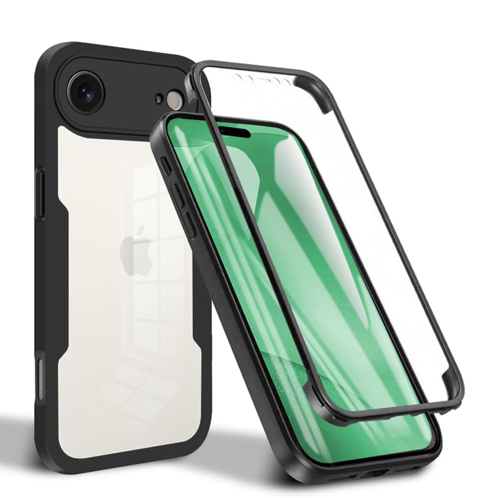 Techsuit - ColorVerse 360 Series + Screen Protector - iPhone 17 Air - Black