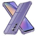 Techsuit - Shockproof Clear Silicone - Samsung Galaxy A54 - Smoke Black