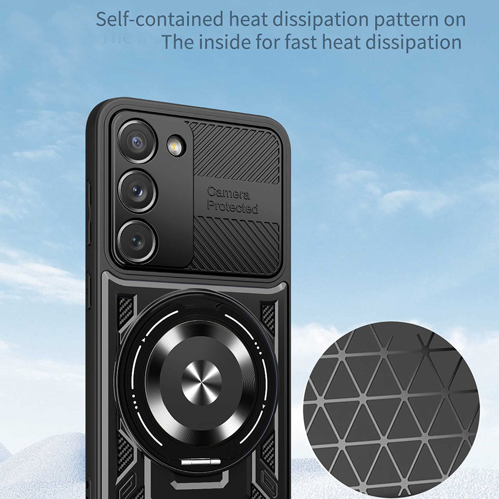 TechSuit Husa de protectie Techsuit RuggedCam compatibil cu Samsung Galaxy S23, Negru – imagine 4