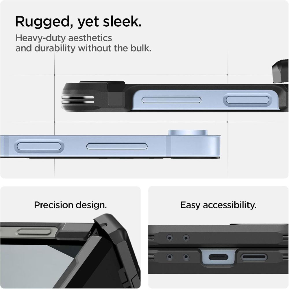 Spigen - Tough Armor Pro MagSafe (ACS09807) - Samsung Galaxy Z Flip6 / Flip7 FE - Black