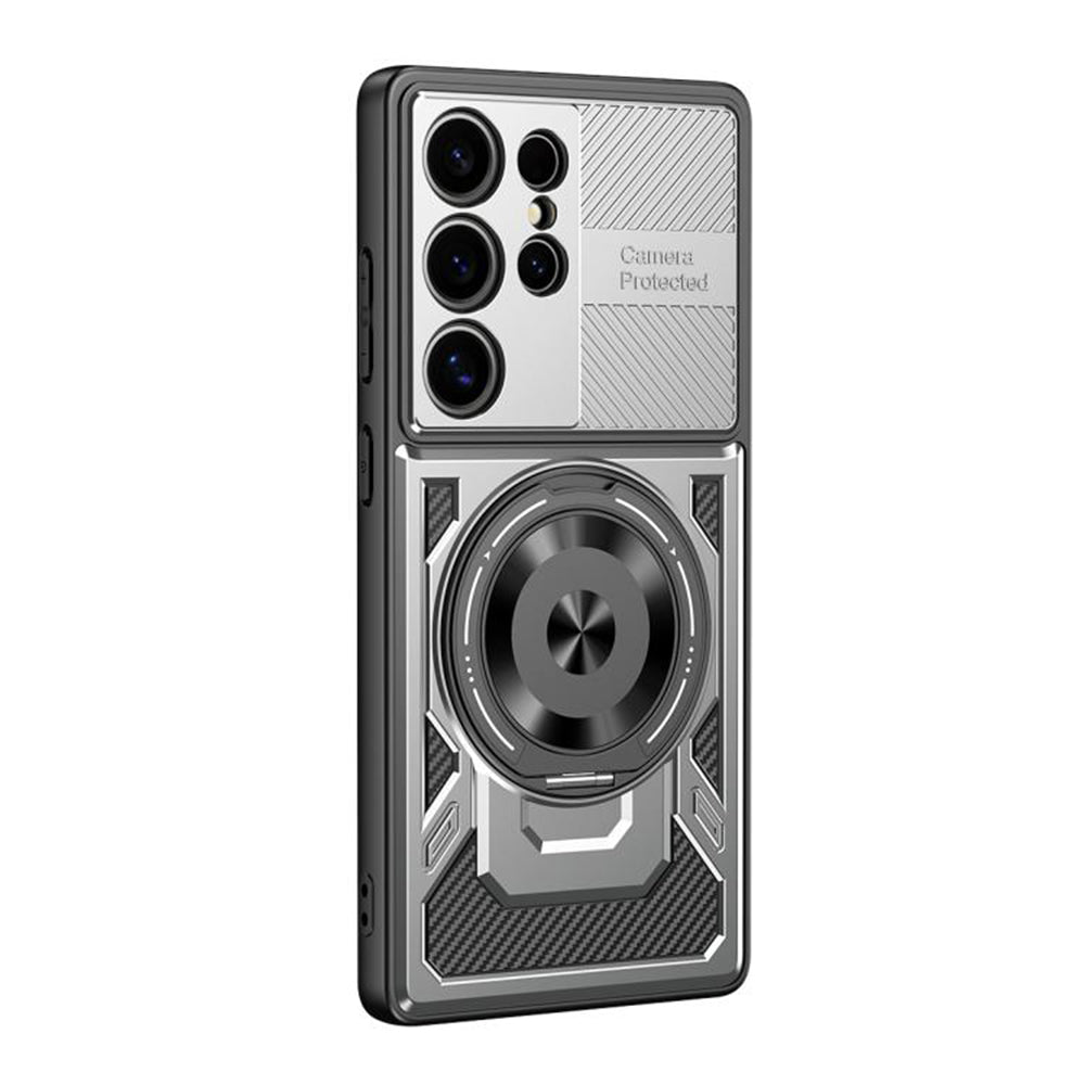 TechSuit Husa de protectie Techsuit RuggedCam compatibil cu Samsung Galaxy S23 Ultra, Gri – imagine 2