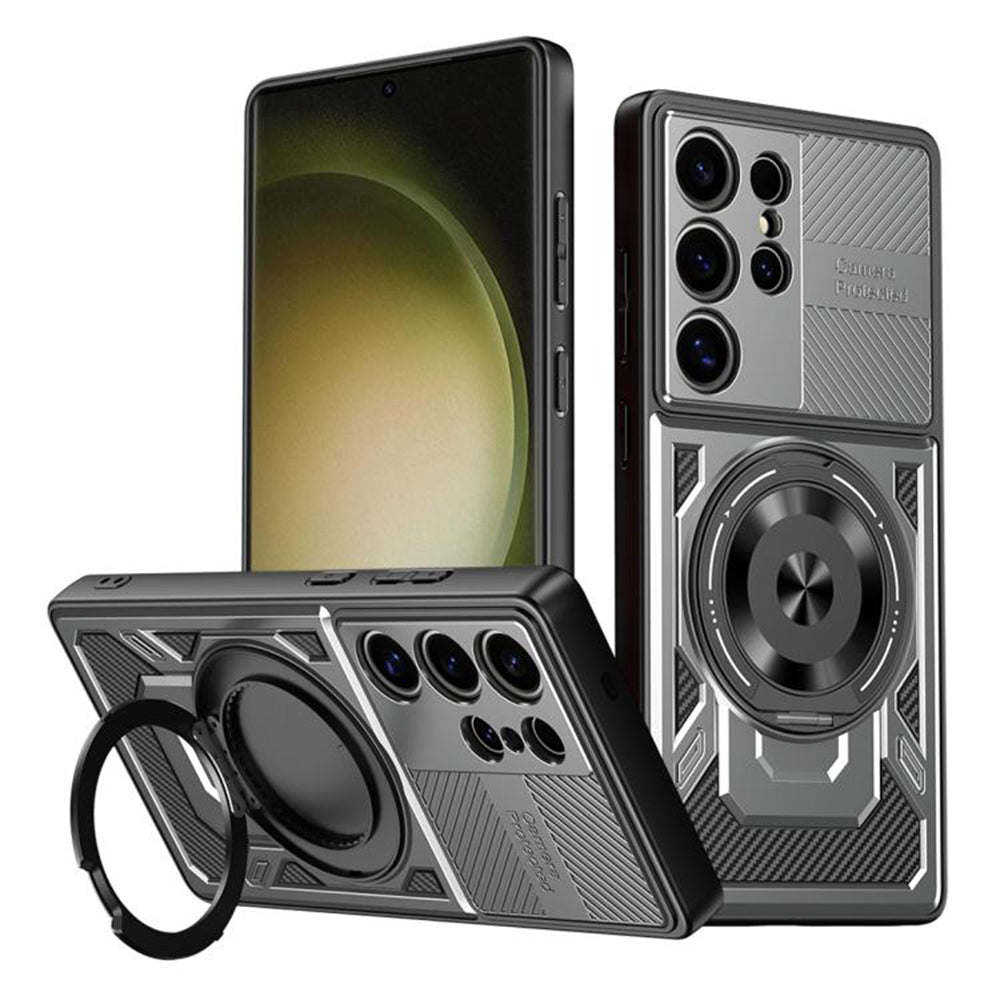 TechSuit Husa de protectie Techsuit RuggedCam compatibil cu Samsung Galaxy S23 Ultra, Gri