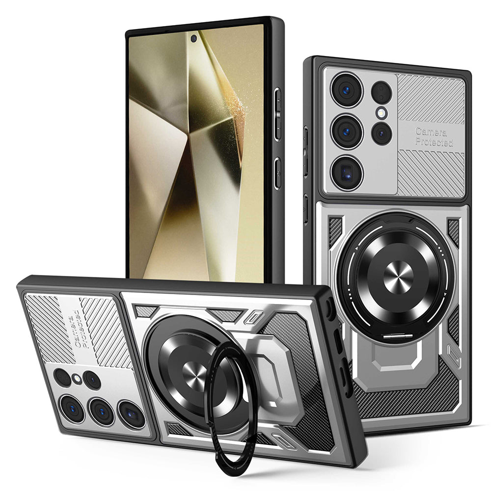 TechSuit Husa de protectie Techsuit RuggedCam compatibil cu Samsung Galaxy S24 Ultra, Gri