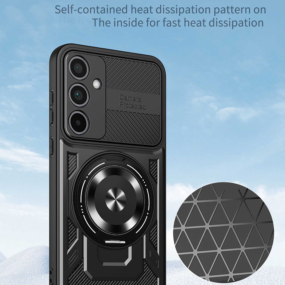 TechSuit Husa de protectie Techsuit RuggedCam compatibil cu Samsung Galaxy A55 5G, Negru – imagine 4