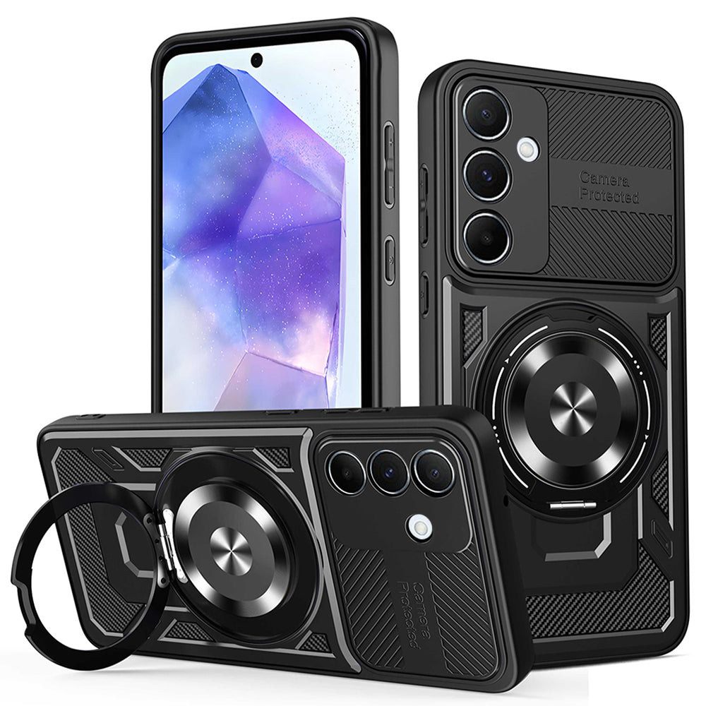 TechSuit Husa de protectie Techsuit RuggedCam compatibil cu Samsung Galaxy A55 5G, Negru