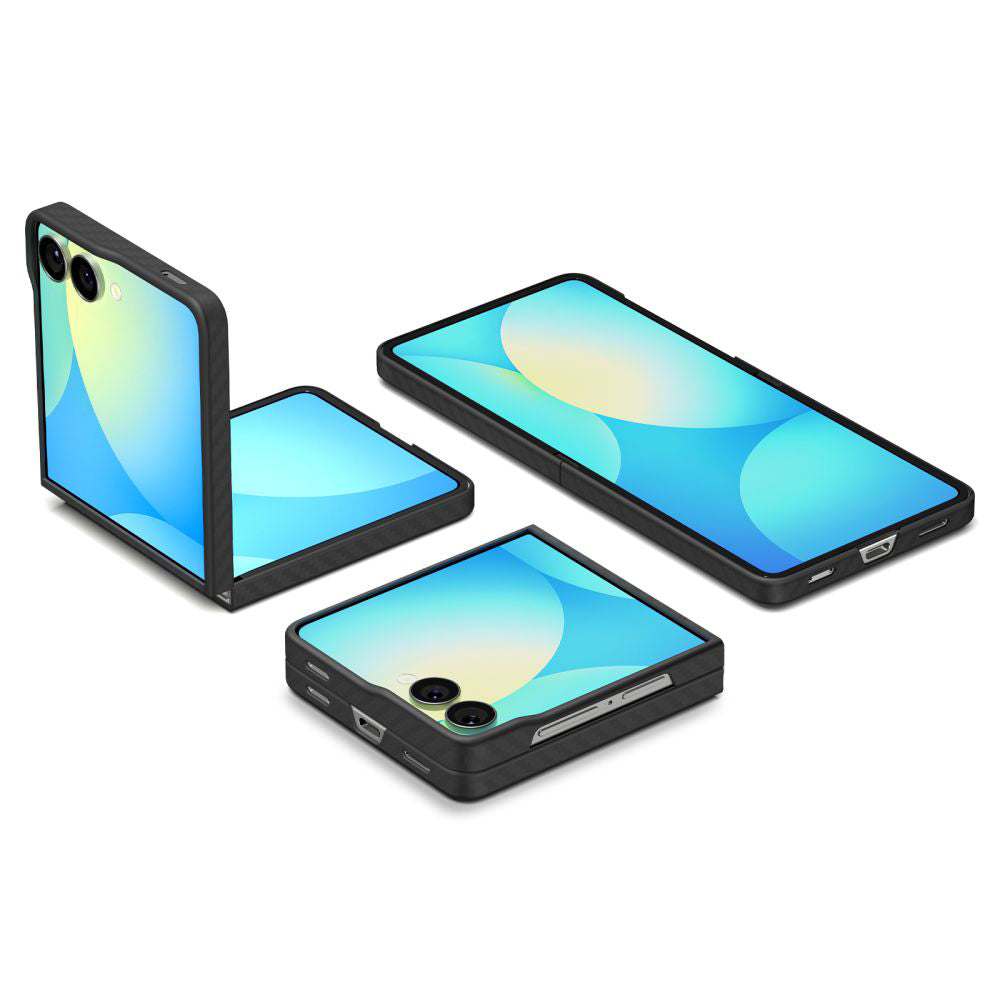 Spigen - Air Skin (ACS09564) - Samsung Galaxy Z Flip7 - Aramid Black