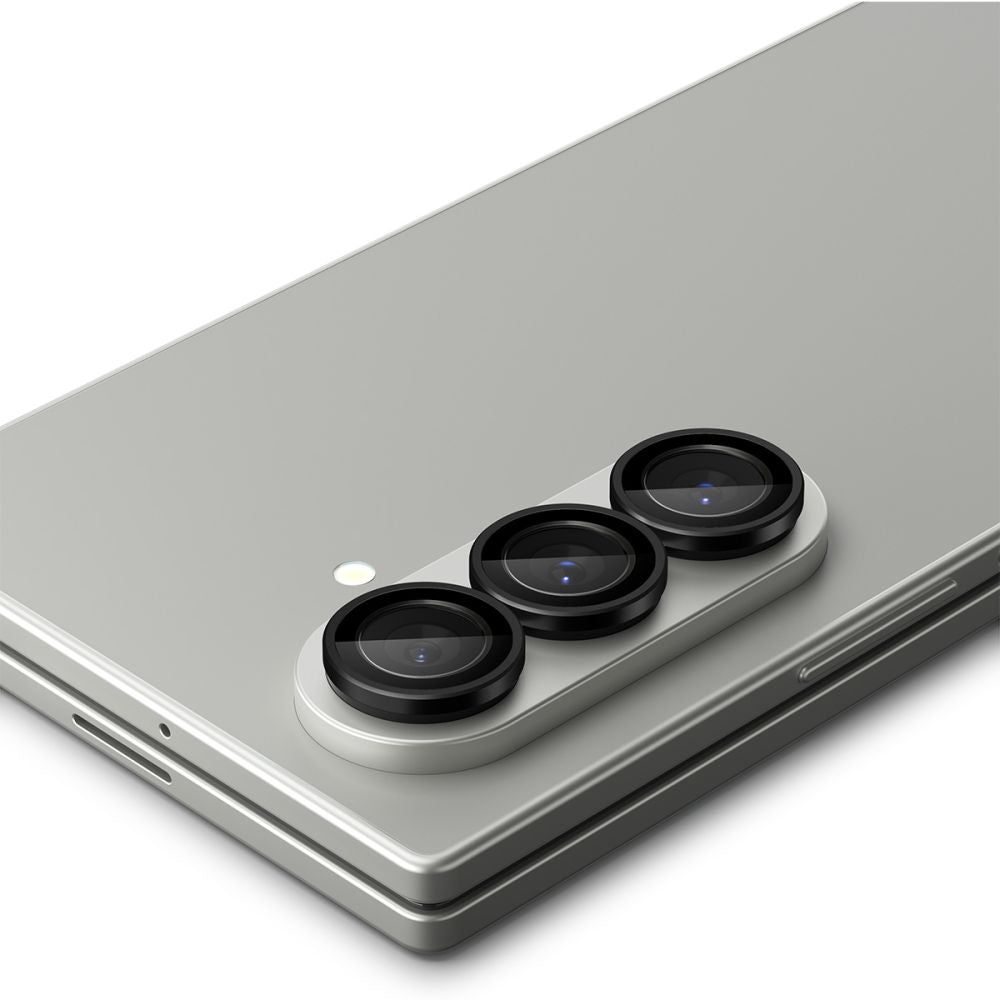 Spigen - (2 pack) Optik.tR EZ Fit Pro HD Camera Glass (AGL09581) - Samsung Galaxy Z Fold7 - Black