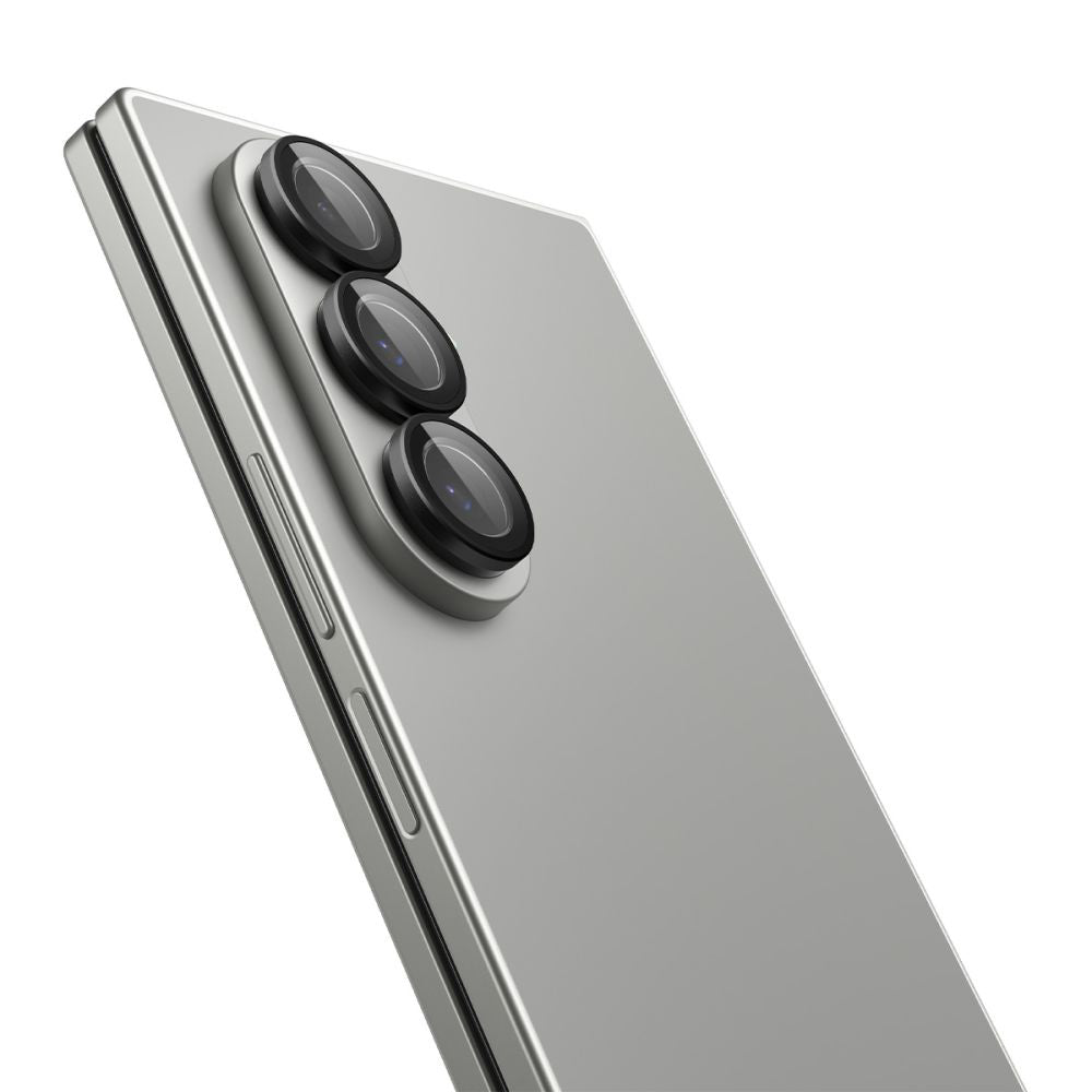 Spigen - (2 pack) Optik.tR EZ Fit Pro HD Camera Glass (AGL09581) - Samsung Galaxy Z Fold7 - Black