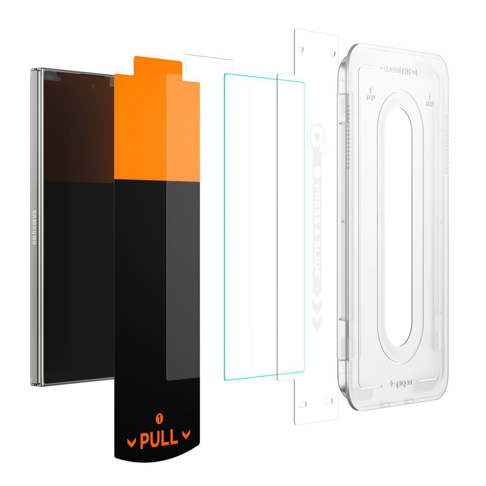 Spigen - Glas.tR EZ-FIT Pro HD (AGL09580) - Samsung Galaxy Z Fold7 - Clear