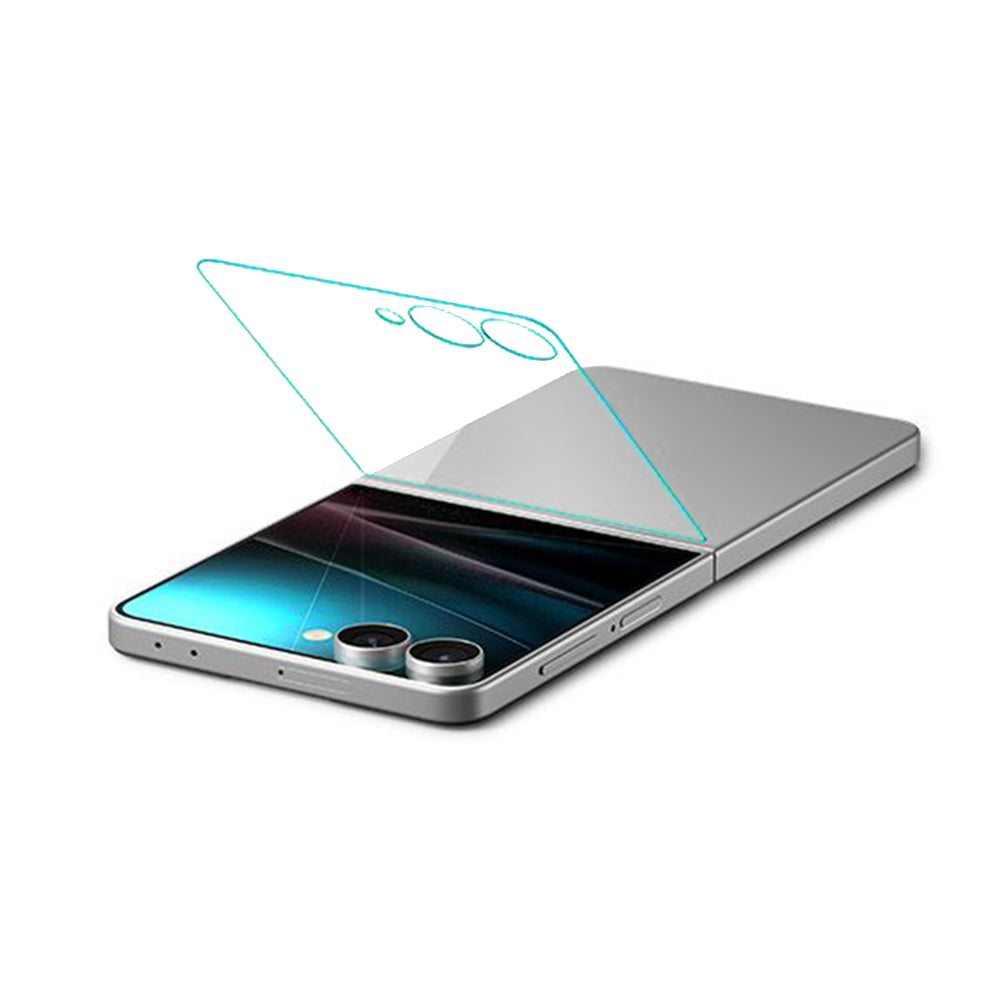 Spigen Folie de protectie Spigen (set de 2) Glas.tR EZ-FIT HD (AGL09585) compatibil cu Samsung Galaxy Z Flip7, Transpare