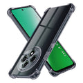 Techsuit - Shockproof Clear Silicone - Oppo Reno12 F 4G / Reno12 F 5G / Reno12 FS 4G / Reno12 FS 5G - Smoke Black