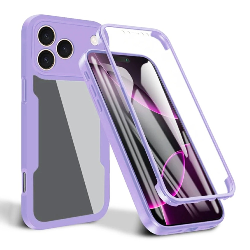 Techsuit - ColorVerse 360 Series + Screen Protector - iPhone 17 Pro - Purple