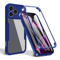 Techsuit - ColorVerse 360 Series + Screen Protector - iPhone 17 Pro - Blue