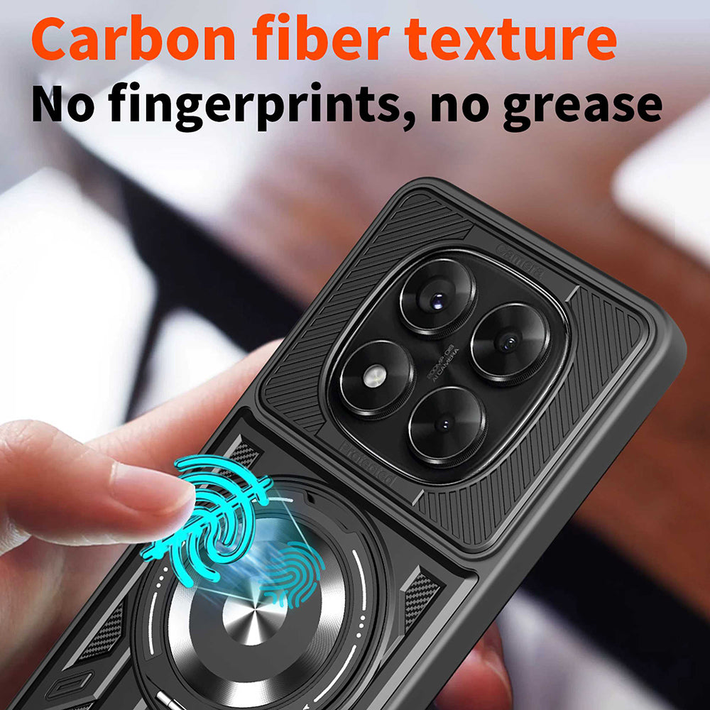 TechSuit Husa de protectie Techsuit RuggedCam compatibil cu Xiaomi Redmi Note 14 Pro 5G / Note 14 Pro+ 5G / Poco X7, Gri