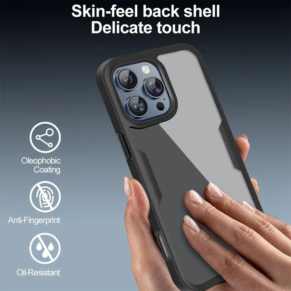 Techsuit - ColorVerse 360 Series + Screen Protector - iPhone 17 - Black