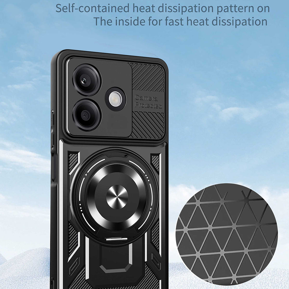 TechSuit Husa de protectie Techsuit RuggedCam compatibil cu Oppo A5 Pro 4G / A5 Pro 5G, Gri – imagine 4