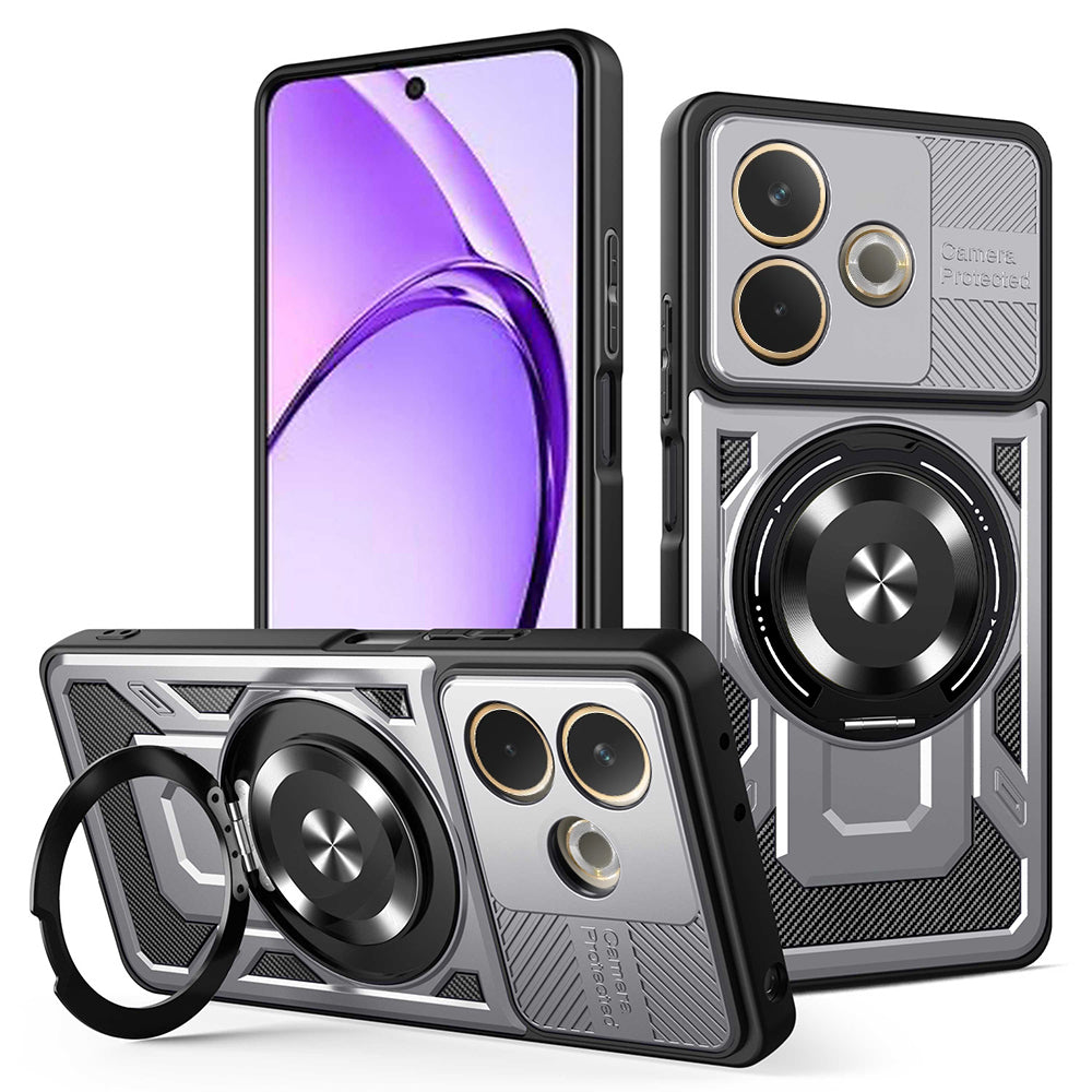 TechSuit Husa de protectie Techsuit RuggedCam compatibil cu Oppo A5 Pro 4G / A5 Pro 5G, Gri