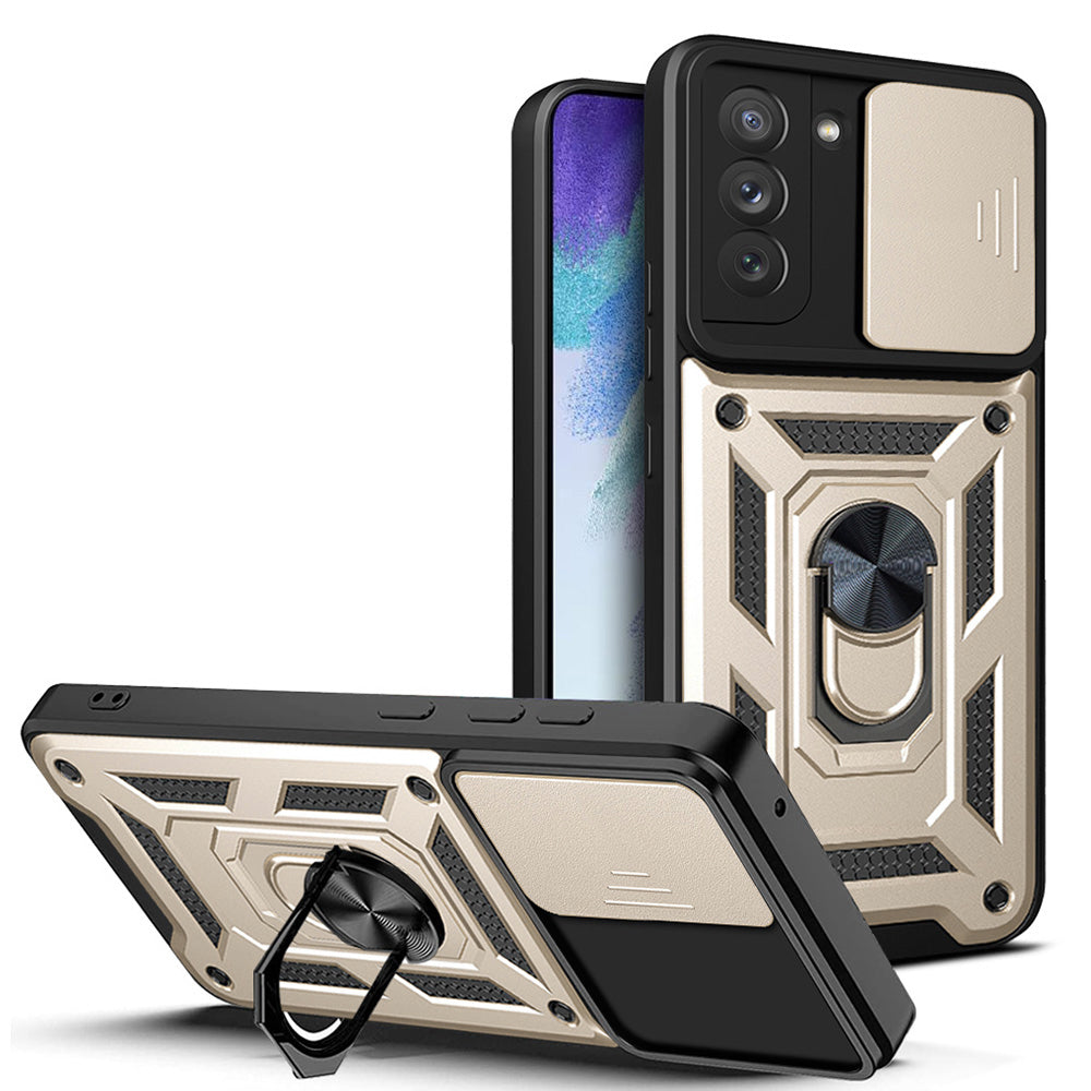 TechSuit Husa de protectie Techsuit CamShield Series compatibil cu Samsung Galaxy S21 FE 5G, Auriu