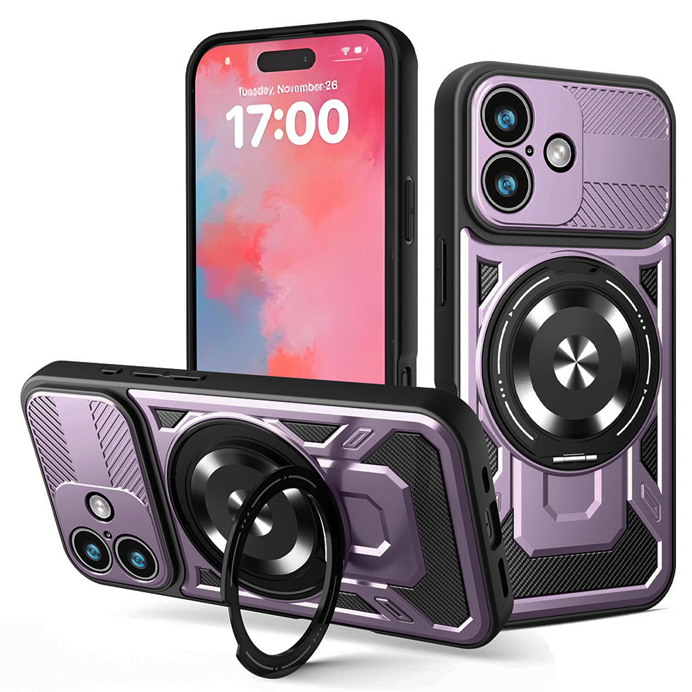 Techsuit - RuggedCam - iPhone 17 - Purple