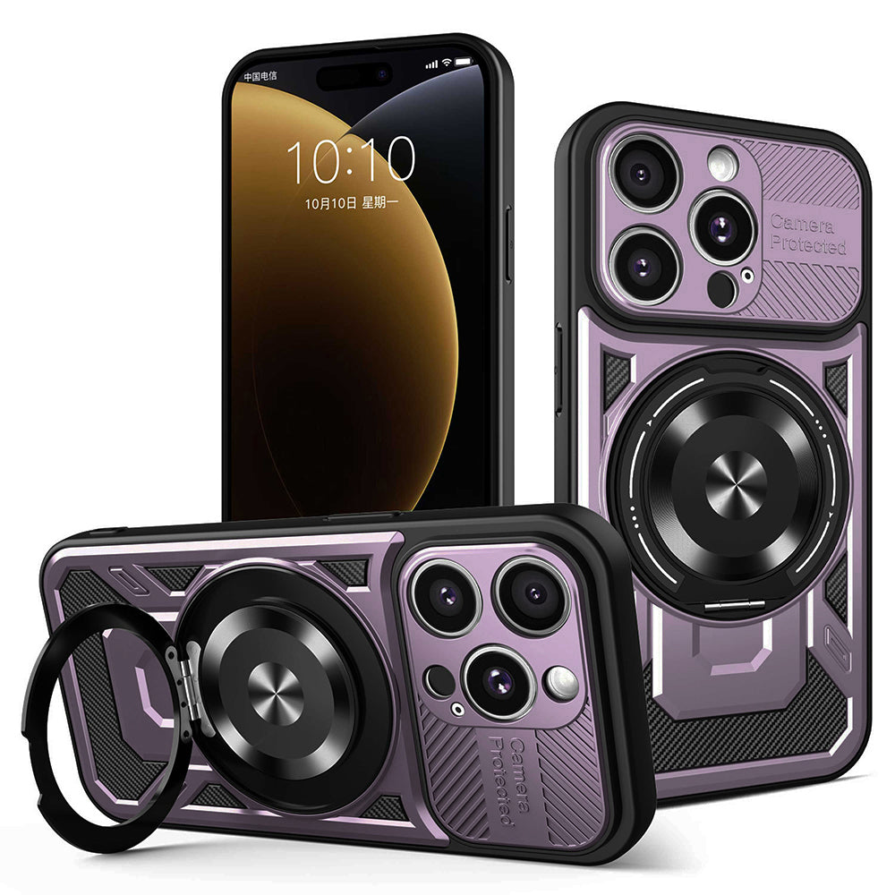 Techsuit - RuggedCam - iPhone 15 Pro - Purple