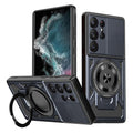 TechSuit Husa de protectie Techsuit RuggedCam compatibil cu Samsung Galaxy S22 Ultra 5G, Albastru