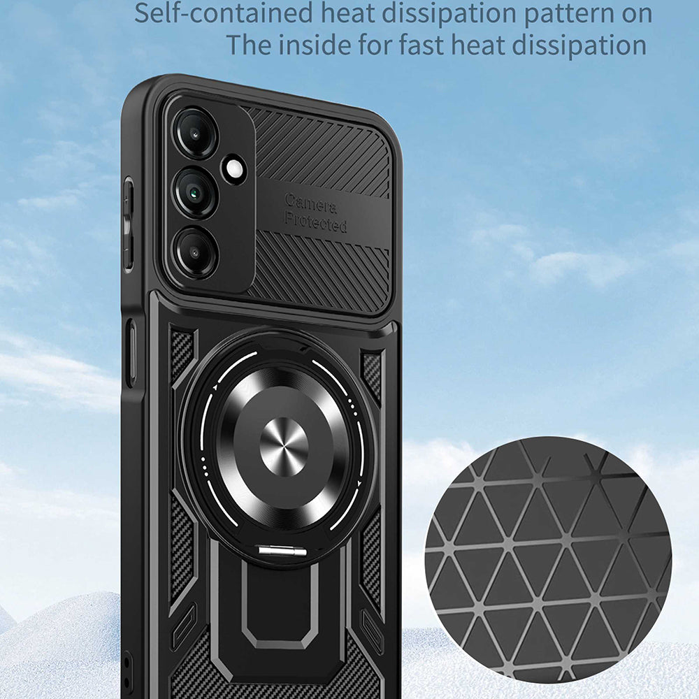 TechSuit Husa de protectie Techsuit RuggedCam compatibil cu Samsung Galaxy A14 4G / A14 5G, Albastru – imagine 4