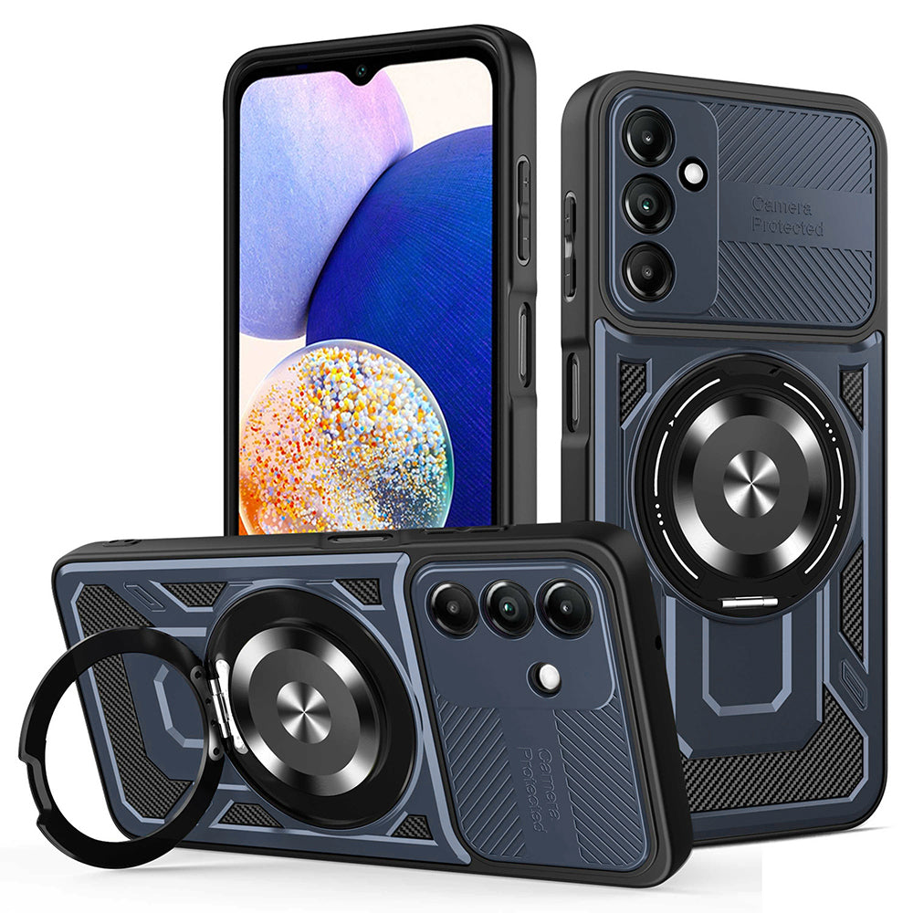 TechSuit Husa de protectie Techsuit RuggedCam compatibil cu Samsung Galaxy A14 4G / A14 5G, Albastru