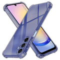 Techsuit - Shockproof Clear Silicone - Samsung Galaxy A25 5G - Smoke Black
