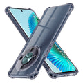 Techsuit - Shockproof Clear Silicone - Honor Magic6 Lite - Smoke Black
