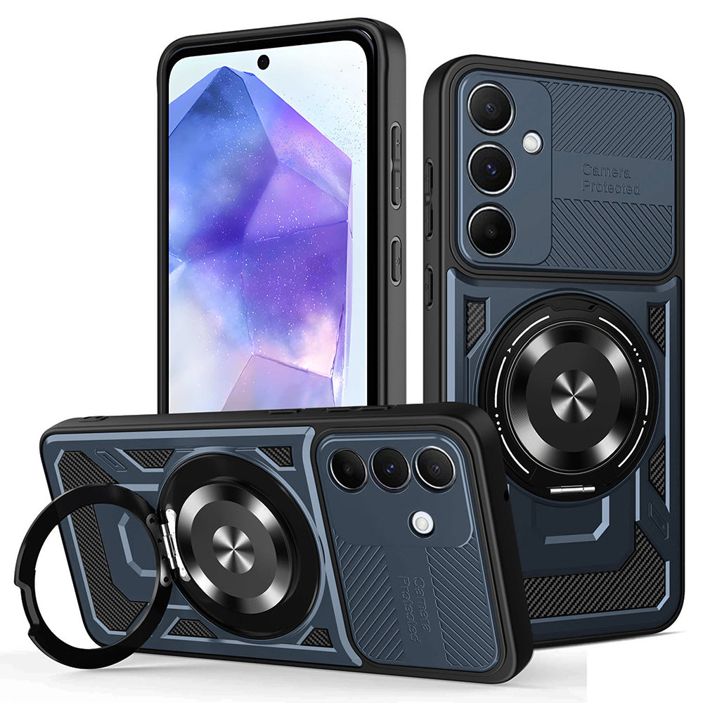 TechSuit Husa de protectie Techsuit RuggedCam compatibil cu Samsung Galaxy A55 5G, Albastru