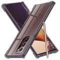 Techsuit - Shockproof Clear Silicone - Samsung Galaxy Note 20 Ultra 4G / Note 20 Ultra 5G - Smoke Black