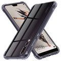 Techsuit - Shockproof Clear Silicone - Huawei P20 Pro - Smoke Black