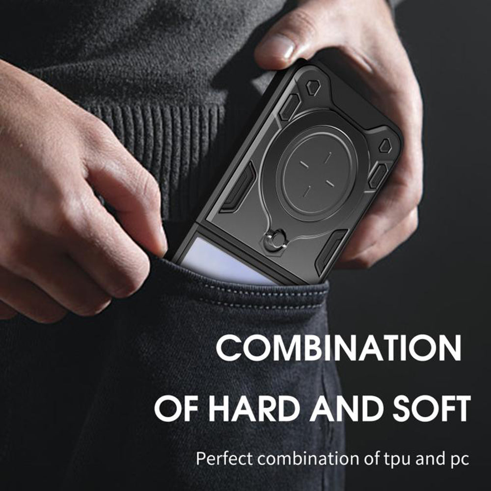 Techsuit - CamGuard Pro - Samsung Galaxy Z Flip7 - Black