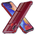 Techsuit - Shockproof Clear Silicone - Samsung Galaxy A20e - Smoke Black