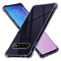 TechSuit Husa de protectie Techsuit Shockproof Clear Silicone compatibil cu Samsung Galaxy S10, Negru Fumuriu
