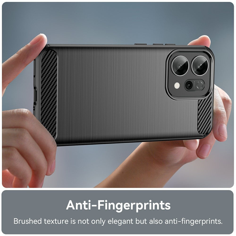 Techsuit - Carbon Silicone - Oppo Reno14 F / Reno14 FS 5G - Black