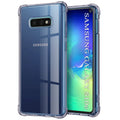 Techsuit - Shockproof Clear Silicone - Samsung Galaxy S10e - Smoke Black