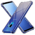 Techsuit - Shockproof Clear Silicone - Samsung Galaxy S9 - Smoke Black