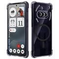 Techsuit - Shockproof Clear Silicone MagSafe - Nothing Phone (3a) - Smoke Black