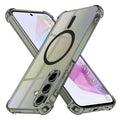 Techsuit - Shockproof Clear Silicone MagSafe - Samsung Galaxy A35 5G - Smoke Black